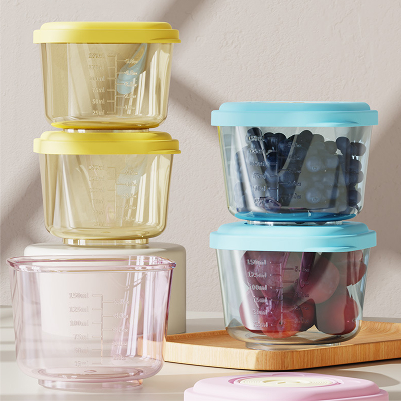Baby Food Storage Jar - 6 Stück Aufbewahrungsbehälter für Babynahrung –