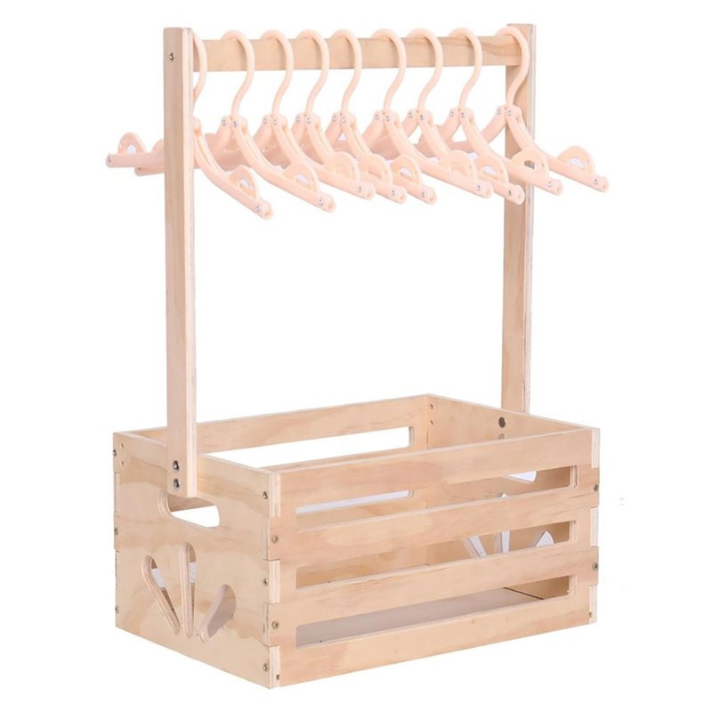 Baby Products Gift Hamper - A25F-Holz-Geschenkkorb für Babyparty, Aufbewahrungskiste für den