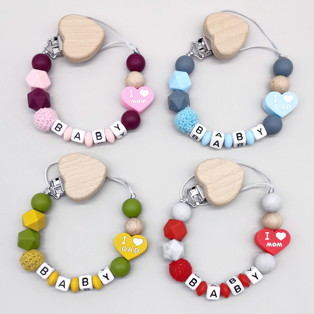 Baby Products In - Anpassbare personalisierte Name Baby Beißring Schnuller
