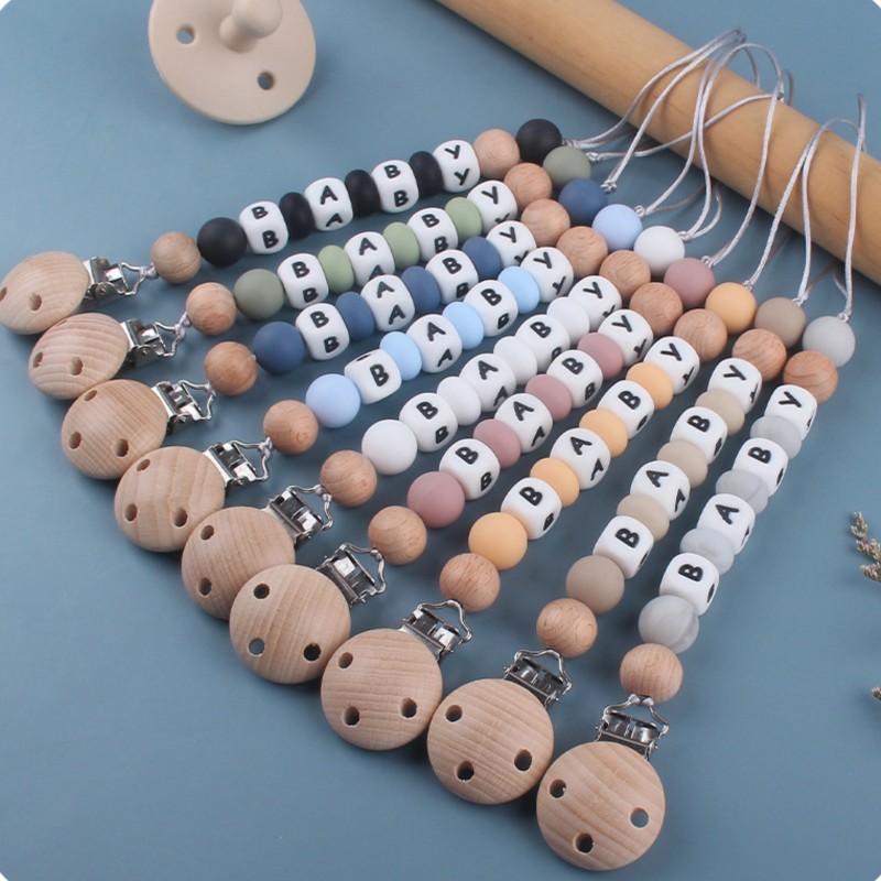 Baby Products In - Schnullerhalter Clip Anpassung Name Silikon Schnullerkette
