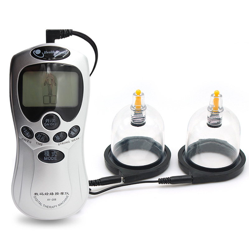 Breast Pump - Doppel Tassen Brustvergrößerung Electro Sex Nippel