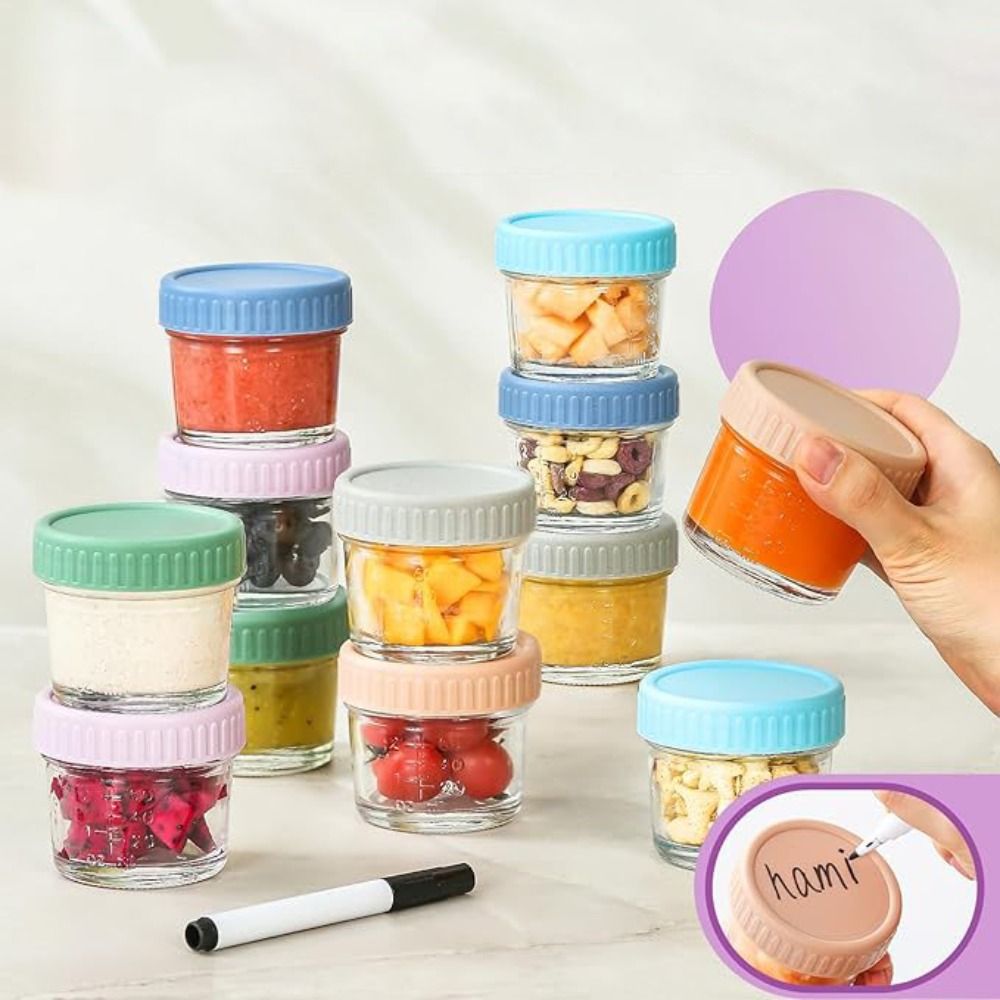 6 Stück Einmachglas aus Glas,  – Baby Food Storage Jar Bewertung und Preis