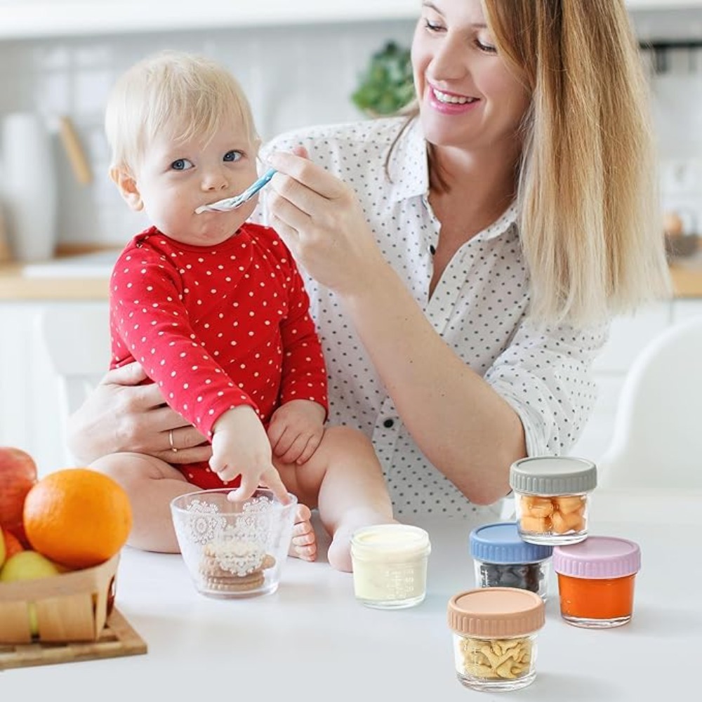 6 Stück Einmachglas aus Glas,  – Baby Food Storage Jar Bewertung und Preis