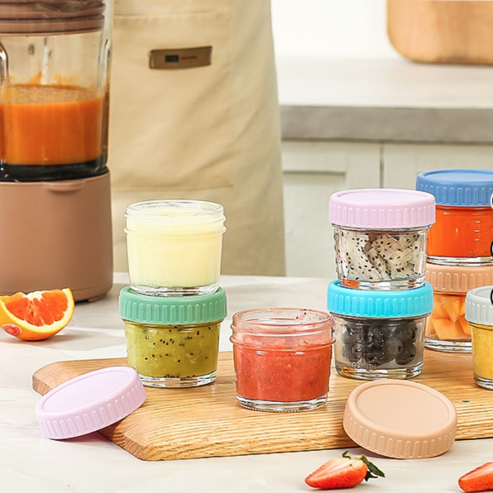 6 Stück Mehrzweck-Glas-Babynah – Baby Food Storage Jar Bewertung und Preis