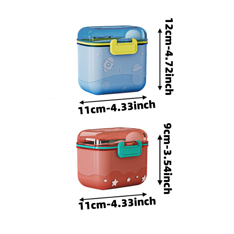 Cartoon Rakete Milchpulver Box – Baby Food Storage Jar Bewertung und Preis