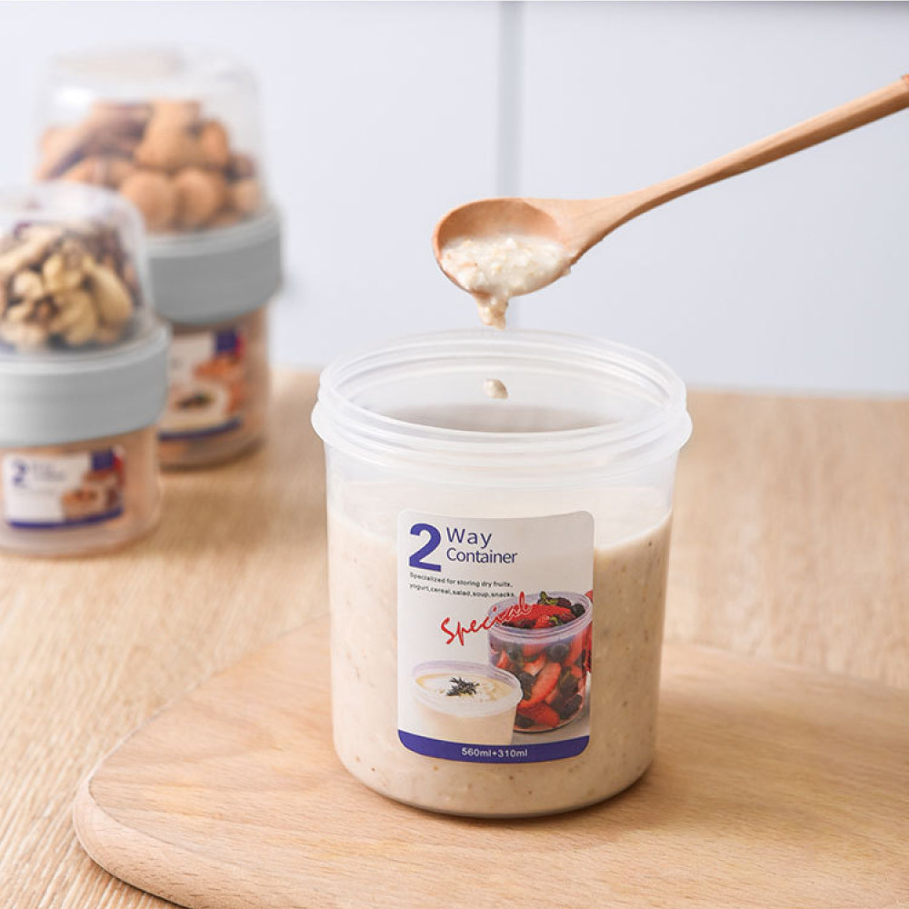 Doppelschichtiger, auslaufsich – Baby Food Storage Jar Bewertung und Preis